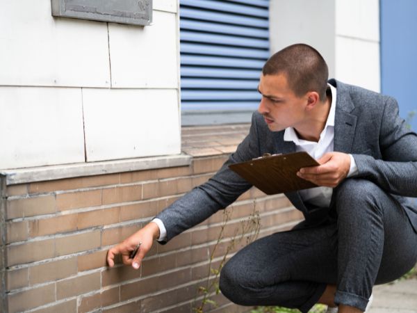 Tasador realizando una Tasación Inmobiliaria