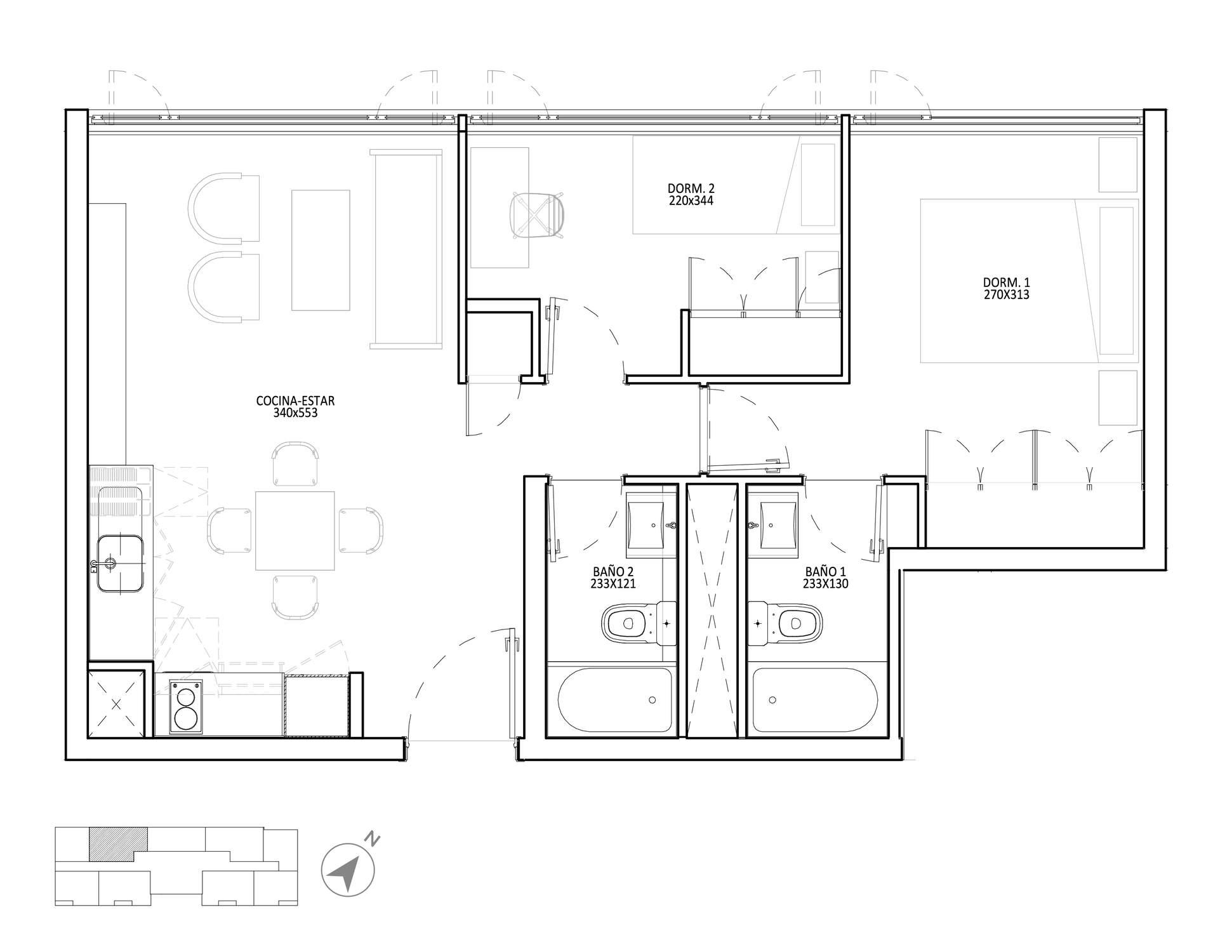 Plano D1 2D 2B