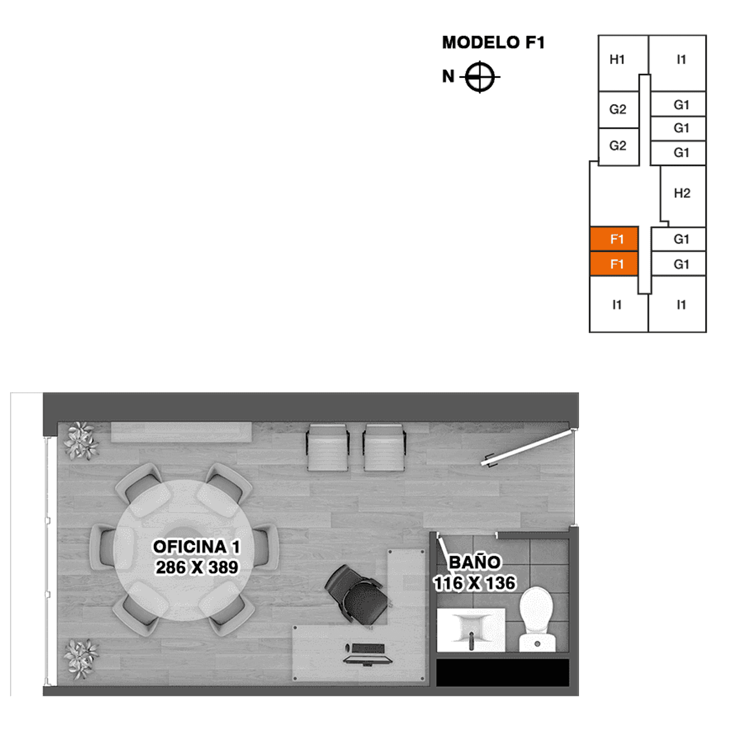 Plano OFICINA F1