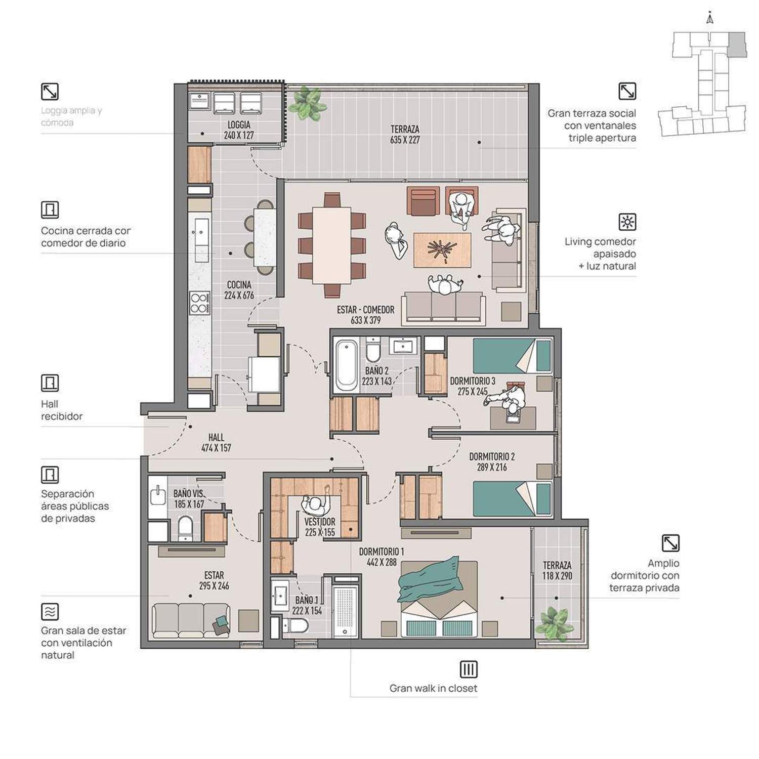 Plano 211 - 151 m²
