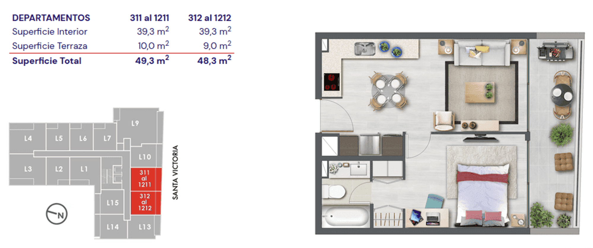 Plano (1D+1B) L11-12