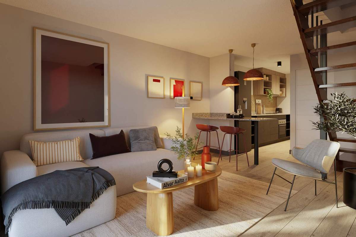 Equipamiento y terminaciones — Laguna Townhouse 