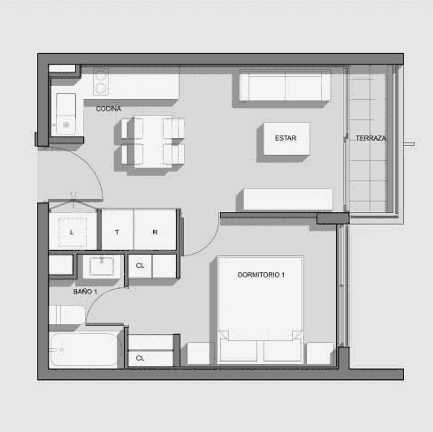 Plano 1D + 1B - 992