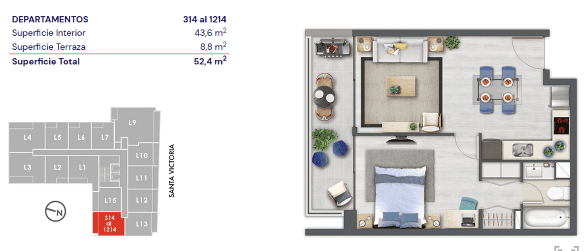 Plano (1D+1B) L14