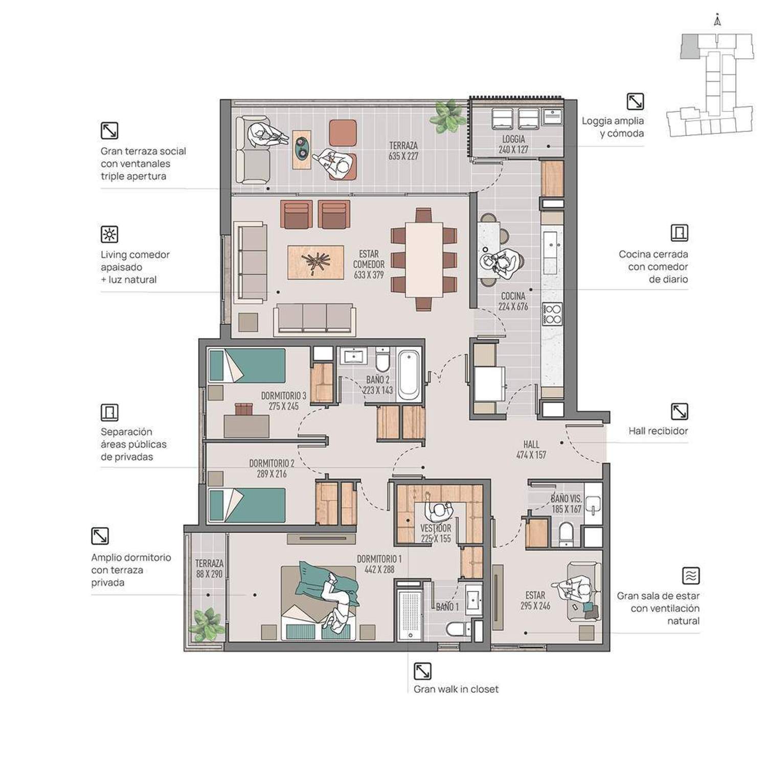 Plano 214 - 150 m²