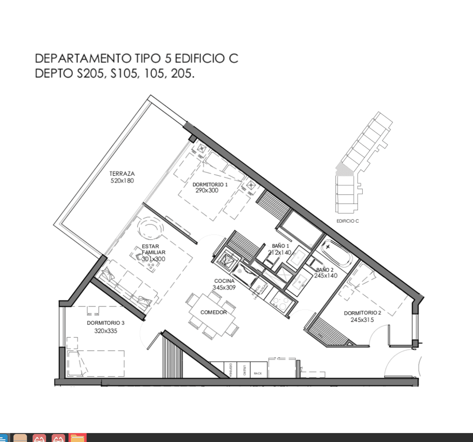 Plano TIPO 5 Edificio C